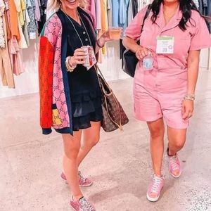 Boutique color block sweater.